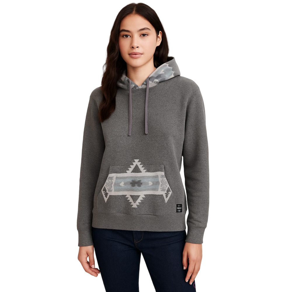 ROOTS X PENDELTON Ladies XXS Kanga Sweatshirt Gray Hoodie 🇨🇦